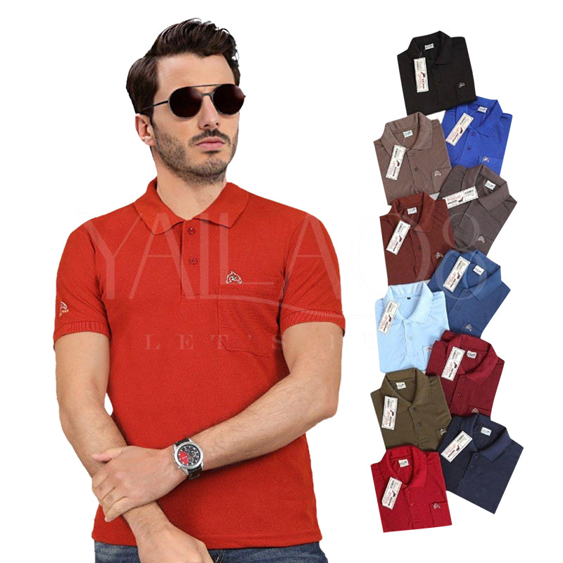 Unisex Casual Half Sleeves Polo T-Shirt - FKFTOP8848