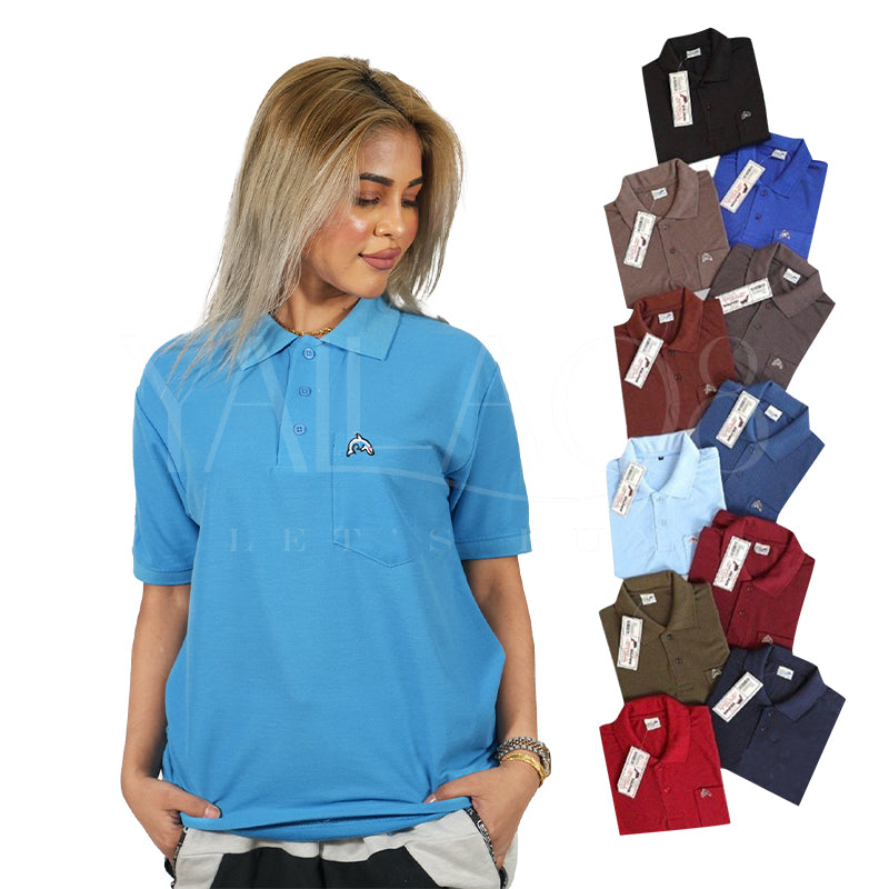 Unisex Casual Half Sleeves Polo T-Shirt - FKFTOP8848