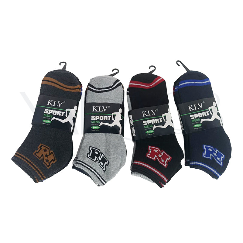Thick Winterwear Solid Color Socks Pack of 3 - FKFWSCK9023