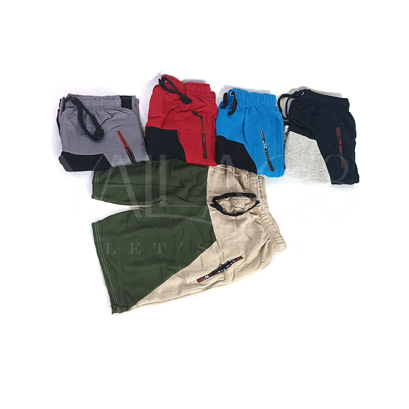 Unisex Color Block Printed Shorts - FKFWSRT8835