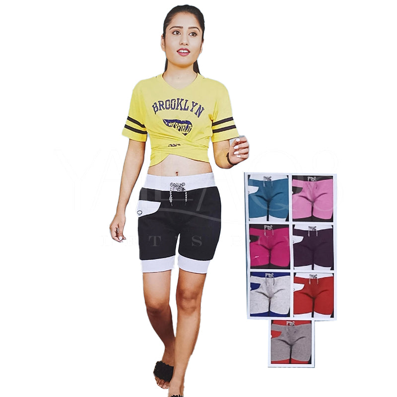 Women's Solid Colors Stylish Shorts - FKFWSRT8919