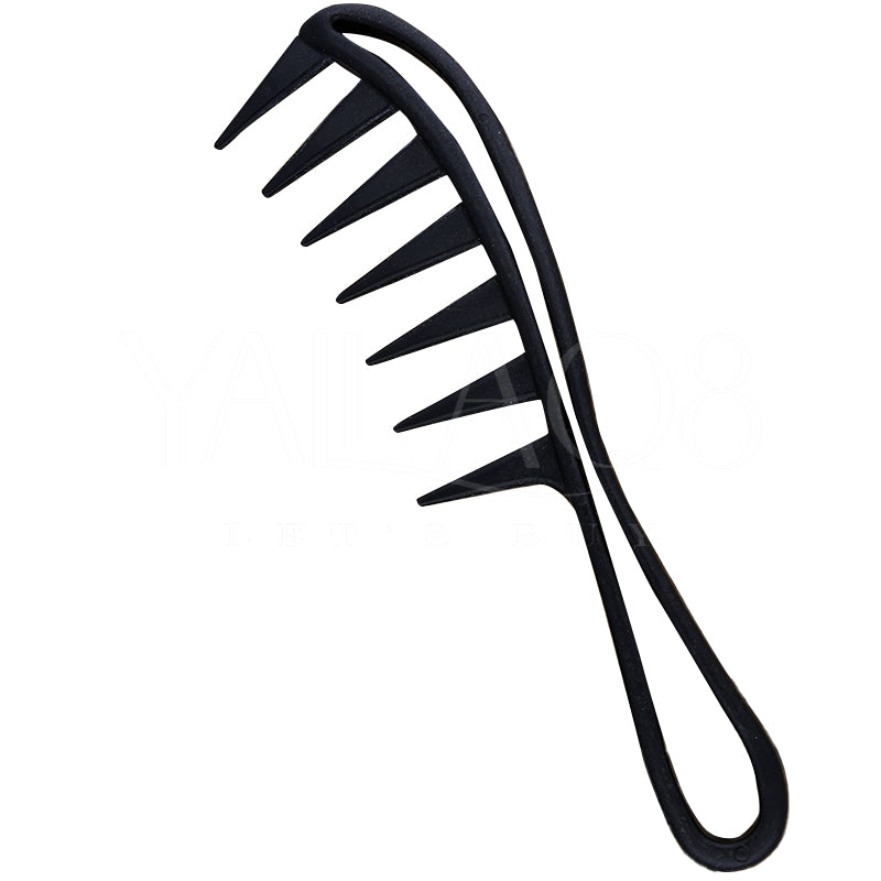 Professional Detangling Carbon Static Hair Comb - Black