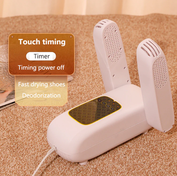Portable Electric Shoe Heat Dryer - White