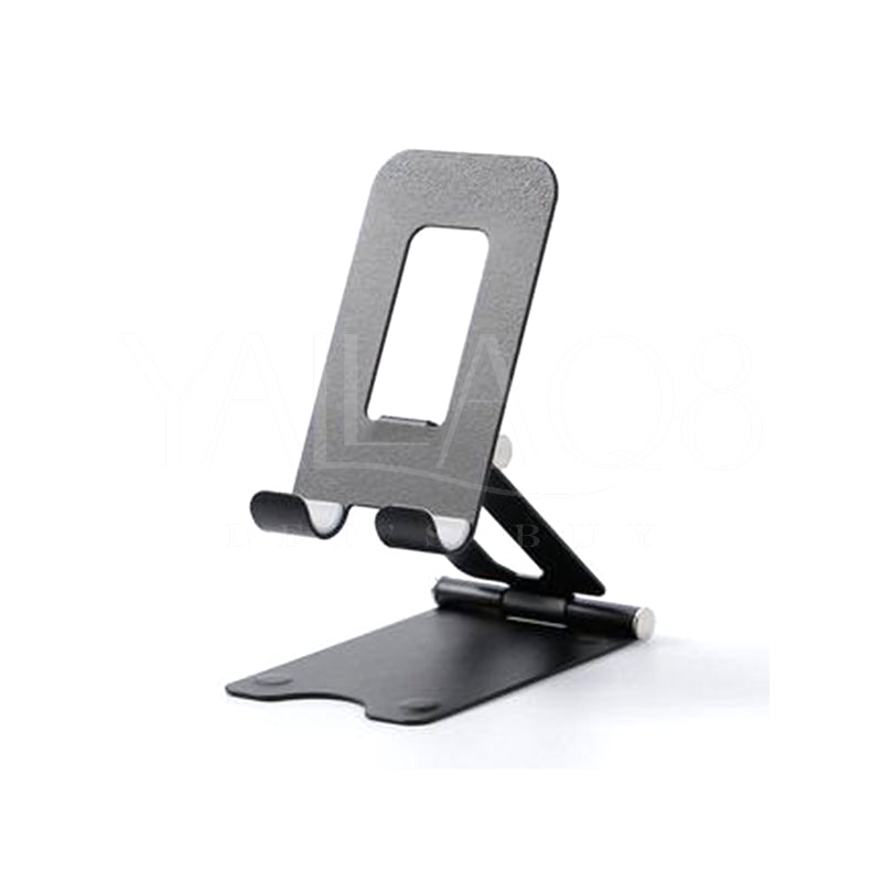 Universal Adjustable Foldable Mobile And Tablet Holder - Black