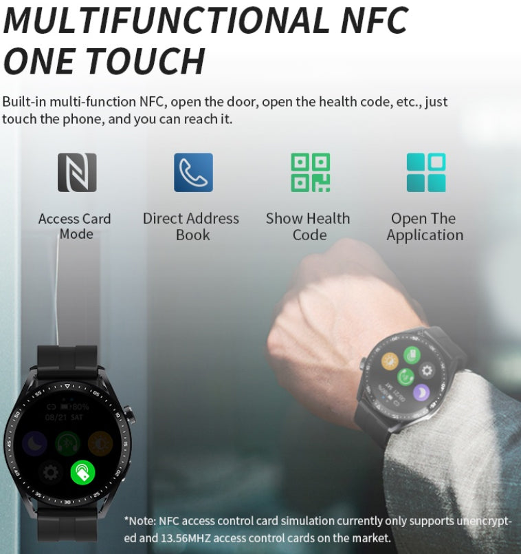 Smart Watch HW28 NFC 1.39" HD Screen