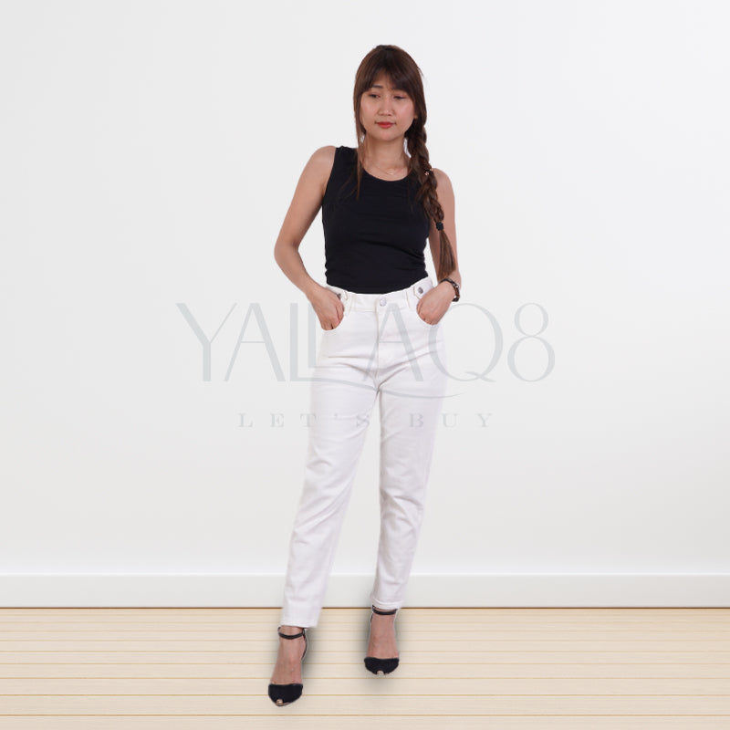 Women's Solid Color Skinny Pants - FKFWPNT1024
