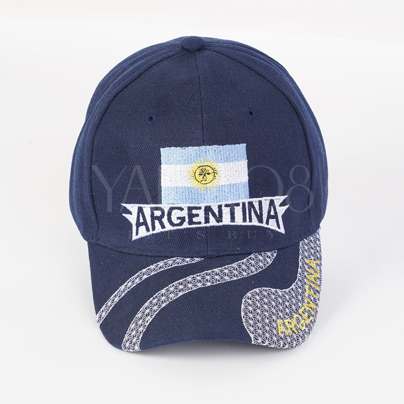 Argentina Printed Design Cap In Baseball Style - FKFCAP3829