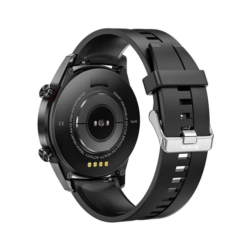 HOCO Y2 Smart Watch - 1.3" inches / Bluetooth / Black - HC-Y2-BLK